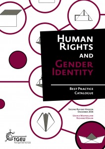 'Human Rights and Gender Identity – Best Practice Catalogue' cover