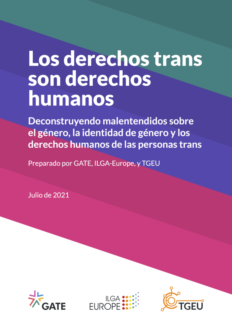 Los derechos trans son derechos humanos Deconstruyendo malentendidos sobre el género, la identidad de género y los derechos humanos de las personas trans
